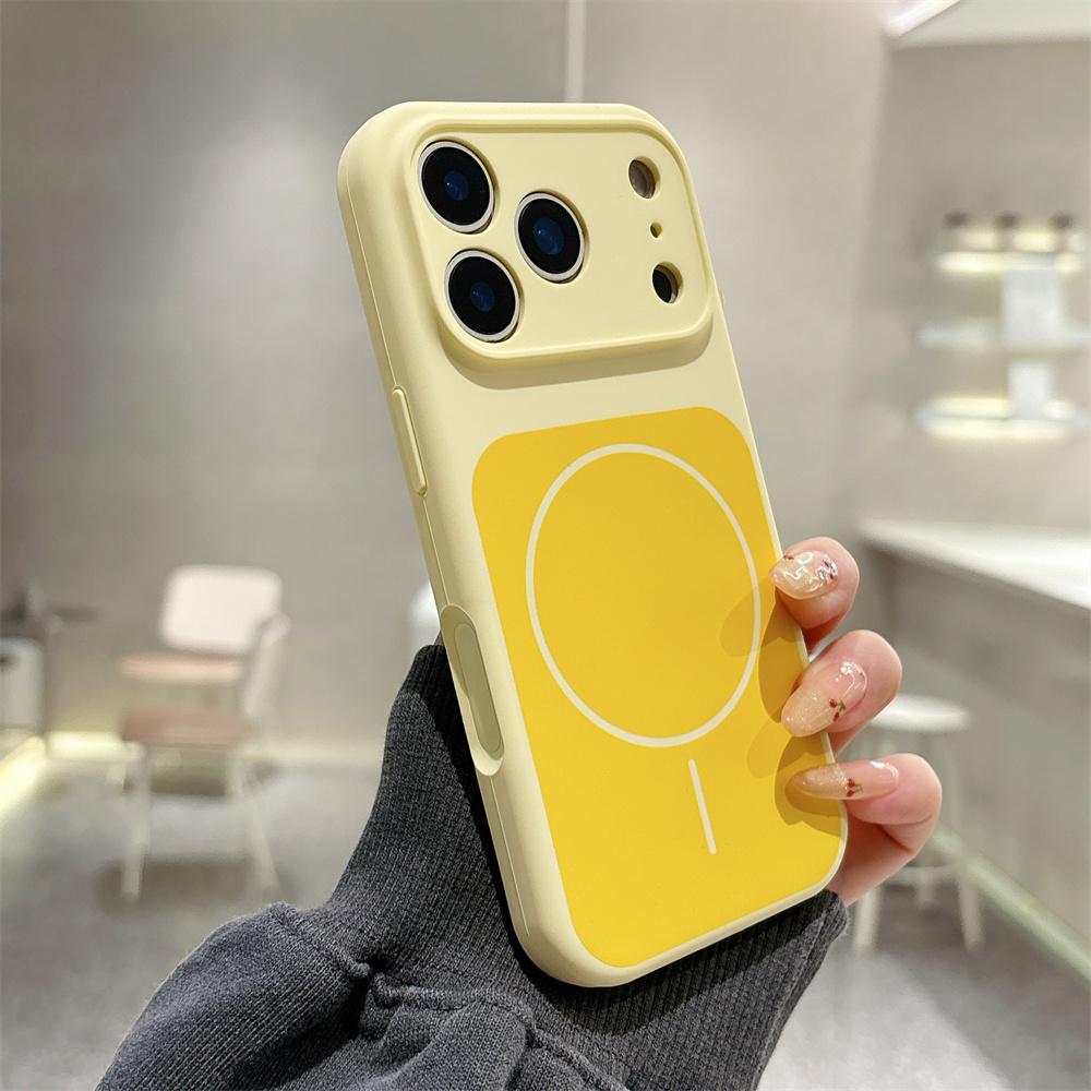 Liquid Soft Silicone Wireless Charging Magnetic For Magsafe Cases For Apple iPhone 17 16 15 14 Plus 13 Pro Max Shockproof Cover