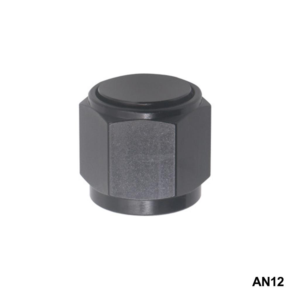 AN4 AN6 AN8 AN10 AN12 Female Flare Cap Block Off Fitting Plug Aluminum Swivel Hex Head Nut Port Adapter for Fuel Oil Line