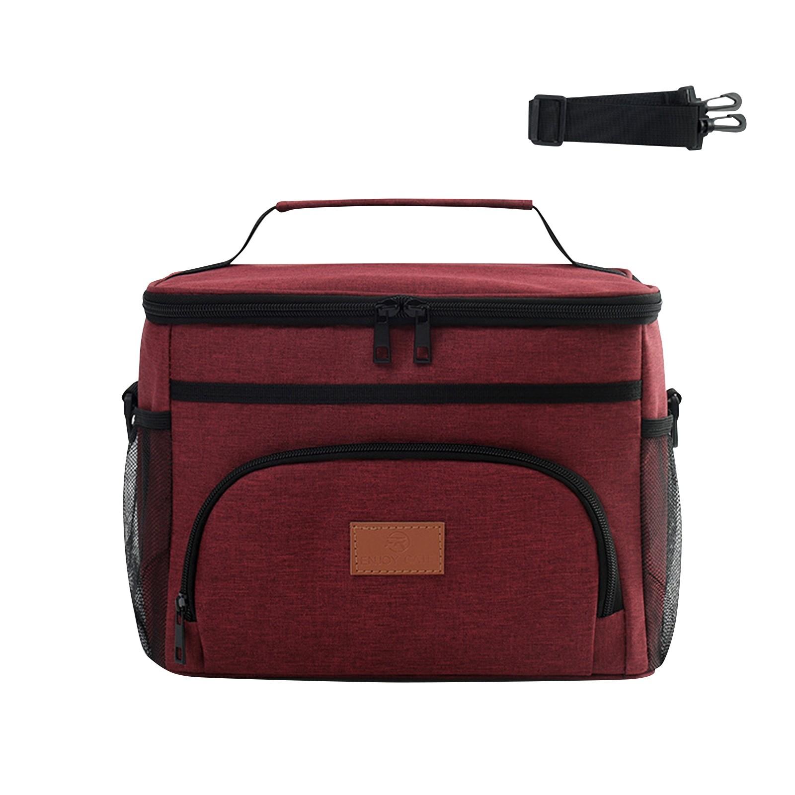 

Insulated Lunch Box Bag, Thickened Outdoor Leak Proof Water Ice Pack, Large Capacity Portable Lunch Bag One Size