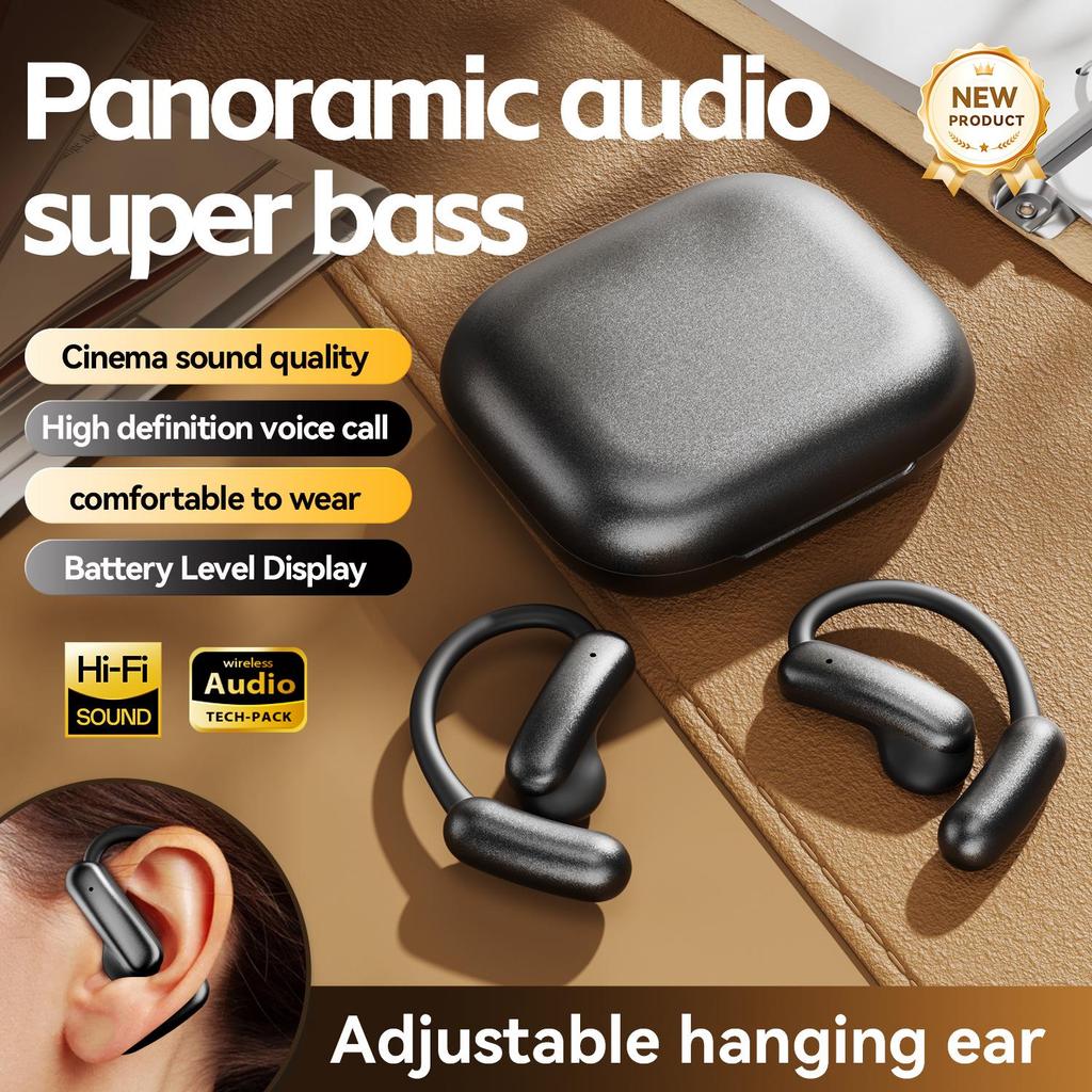 M139 OWS Ear-Hook Bluetooth Headset - Long Battery Life & Low Latency