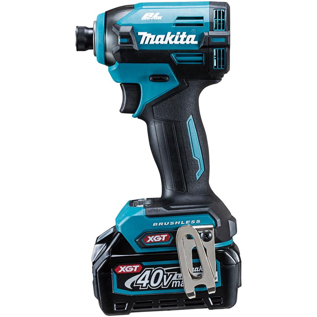 Makita Wiederaufladbarer Schlagschrauber, 2 Koffer inklusive TD003GRAX 40Vmax2.5Ah Akkus, Ladegerät,