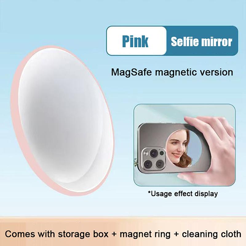 Pour Miroir Convexe Magnétique Smartphone Miroir de Beauté Vidéo Selfie Vlog Miroir Magnétique Pour Streaming Selfie
