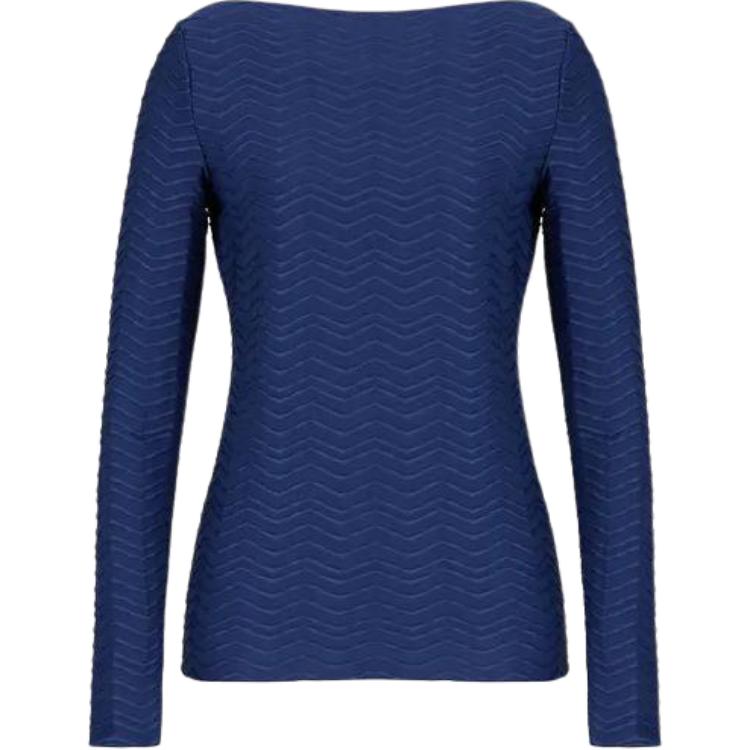 Emporio Armani Ss23 Solid Color Casual Simple Sweater Women sweater Dark-Blue 6R2M8A2-JHEZ1-0904 S
