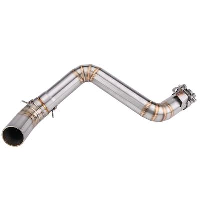 Motorcycle Full Exhaust System Vent Middle Pipe Link Connect for 390 2013?2016
