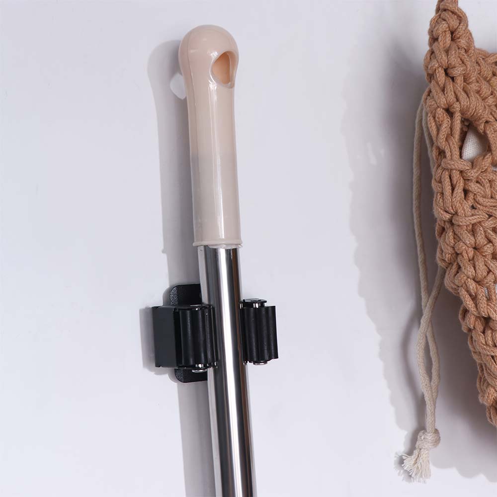 4Pcs Wall Mounted Mop Storage Clips Rack Hanging Brush Broom Hanger  Kitchen Bathroom