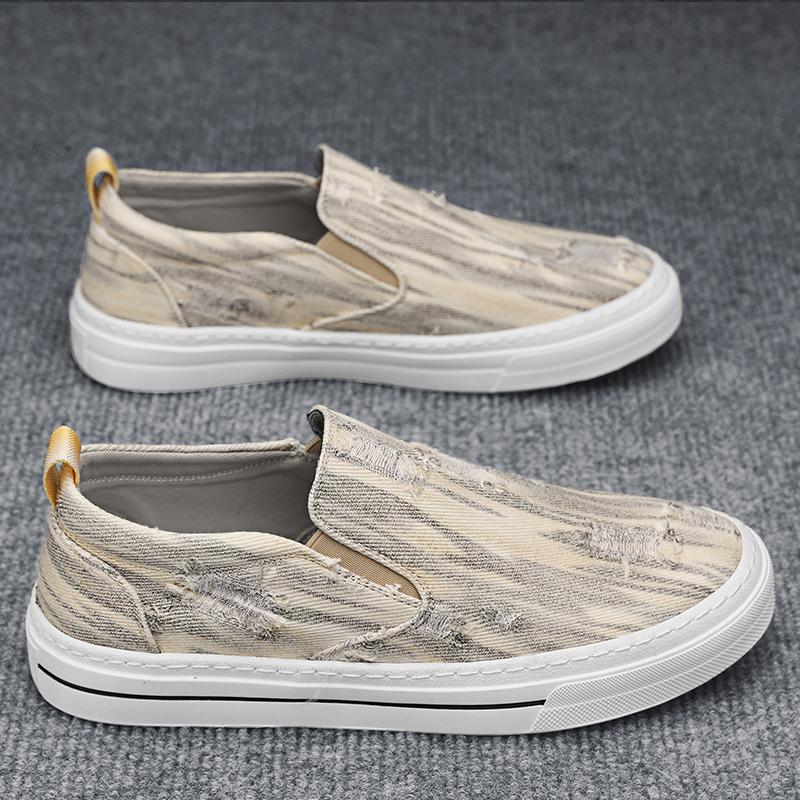 

Мужская обувь, мужская парусиновая обувь, уличная летняя дышащая мужская обувь для доски, мужская модная дышащая повседневная обувь, дорожная обувь 44 бежевый