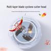Multifunctional Manual Food Processor: Vegetable Chopper, Meat Grinder, Garlic Press, and Baby Food Maker