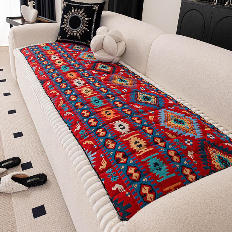 1Pcs Simple Sofa Cover Thickened Living Room Anti Slip Furniture Protector Wear-resistant Comfortable Seat Cushion