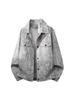 Men's Tie-Dye Spring/Autumn Casual Street Style Jacket