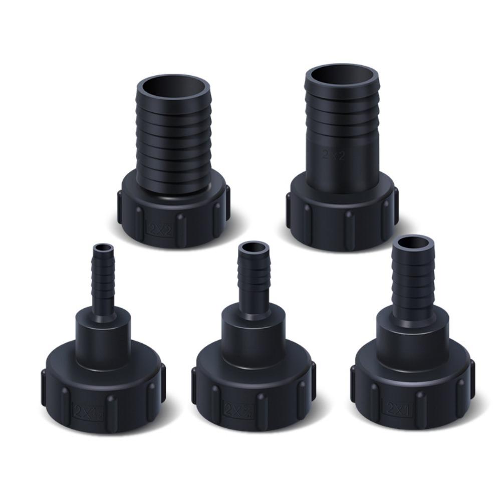 1000L IBC Tankadapter 60mm Grobgewinde Hahnanschluss Wassertankanschluss Für Hausgarten Wasserablaufverbindungen 1 Stück