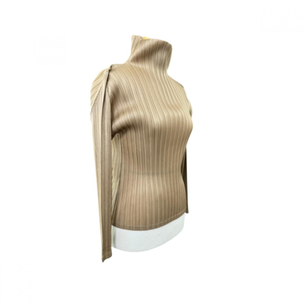 LA VITA JUNKO PleaTed High Neck T 3 Line lswTs005