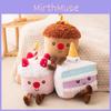 Cute Rainbow Cake Plush Toy Creative Birthday Gift Kids Home Decor