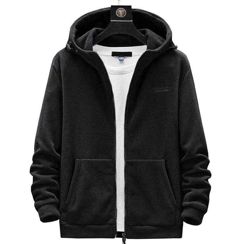 Plus Size Polar Fleece Jacket Men Windbreakers Hiking Jackets Hoodies Winter Coats Men Clothing 8XL 2886₽