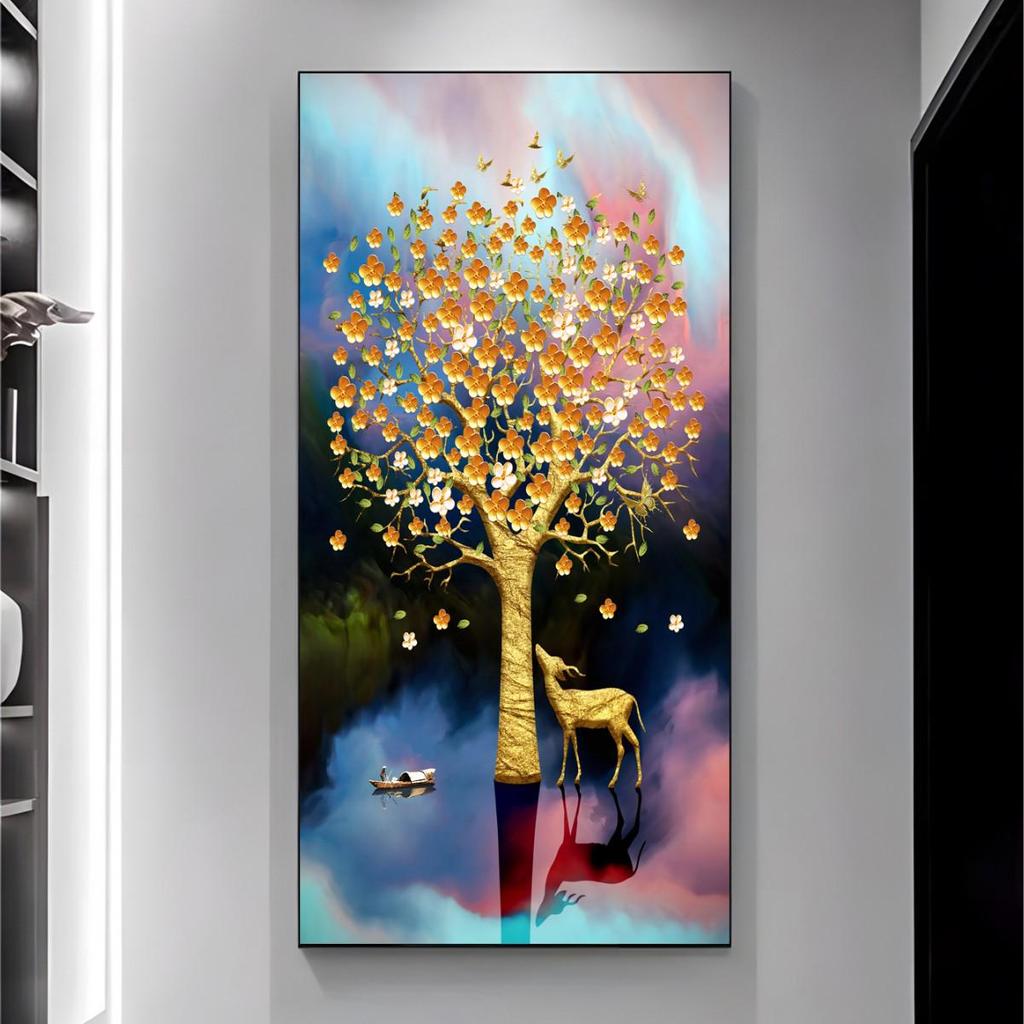 Personalisierbares Retro Amerikanisches Eingangsfoto Rahmen Wandbild - Dekorative Wandbehang Poster
