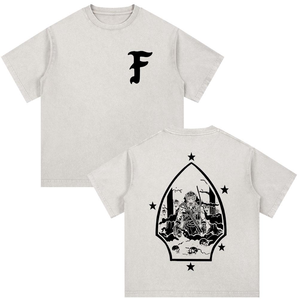 

Vintage Washed Forward Observations Group Skeleton Skull Tshirts Mens Clothing Fashion Oversized Casual T Shirt Streetwear S