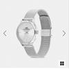 Used COACH Women's Watch Silver Mesh Belt