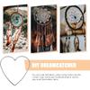 BESPORTBLE Dream Catcher Hoop: Heart Shaped Hoop Metal Rings Hoops Heart Shape Macrame Rings Hoops for DIY Craft Dream Catcher 12cm 10Pcs