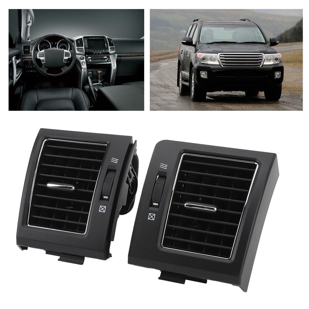 Front Dashboard AC Vent Outlet Scratch Proof 1 Pair Seamless Fit Elegant Inner 55650‑60141 Anti Crack for Cruiser LC200