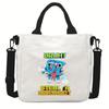 Steal a Brainrot 67 Printed Student Crossbody Bag Casual Canvas Shoulder Bags