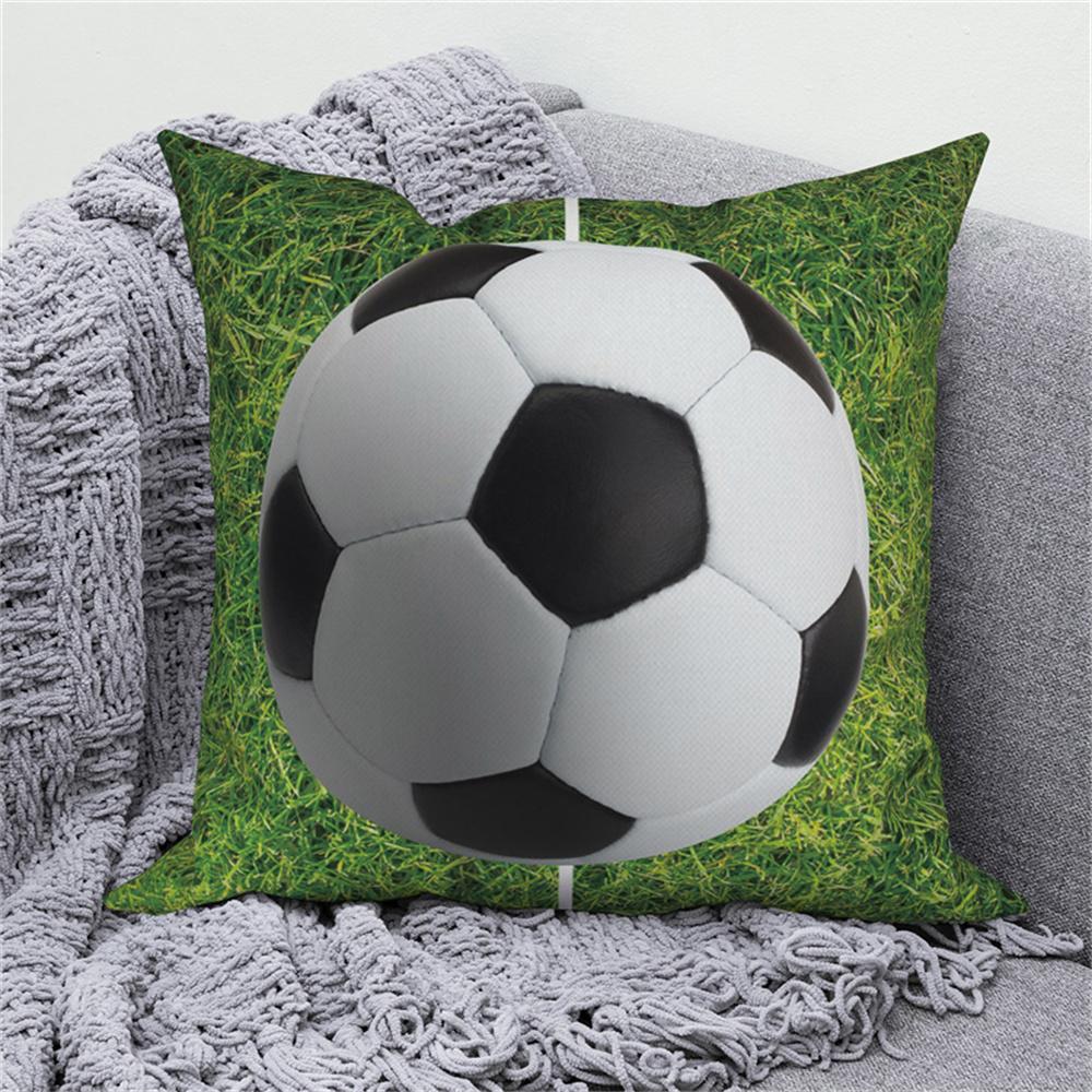 

Наволочка с футбольным принтом, домашний декор, чехол для дивана, автомобильный плед 40x40cm