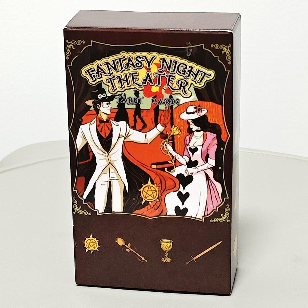 Fantasy Night Theater Tarot 78 Pcs Cartoon Tarot Cards Based on RWS 10.3*6cm