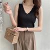 The New Korean Version of Small Halter Knit Vest Sleeveless Women Wear Outside The Tide Inside The Summer Suit Jacket Design Sense