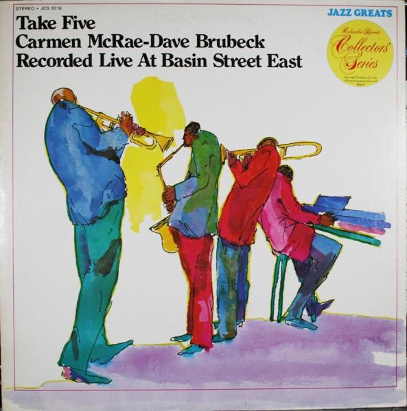 

LP Record CARMEN MCRAE, DAVE BRUBECK - Take Five (Recorded Live At Basin S JCS9116 COLUMBIA SPECIA 1973 US Jazz Used