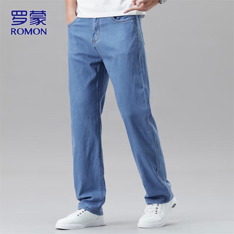 

ROMON Men s Straight-Leg Casual Jeans 32