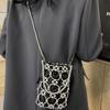 Fashion metal bead hand bag women's 2026 summer new temperament versatile shoulder bag crossbody bucket bag