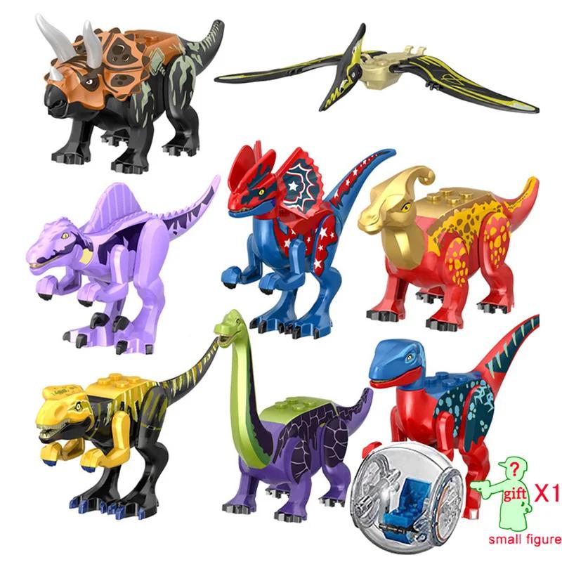 

Світ Юрського періоду Будівельні блоки Фігурки динозаврів Цеглинки З Гіросферою для втечі Тиранозавр Індомінус I-Rex Збірка Дитячі іграшки