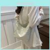Stylish And Casual Women's Crossbody Tote Bag Bamboo Leaf Medium Capacity