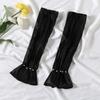 Lace Ice Silk Sleeves Gloves Pearl Driving Arm Sleeves Lightweight Summer Sunscrean Sleeves  Summer