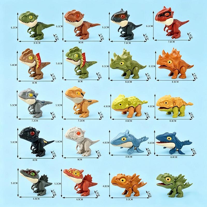 Movable Little Dinosaur Toy - Finger-Biting Mini Model for Kids (Blind Box)