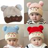 Hairball Winter Baby Hat Korean Toddler Beanie Cap Cute Baby Knitted Hat Kids