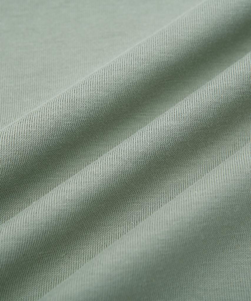 DOLPHIN WAVE APPAREL Dolphin Arch Logo Long Sleeve T-Shirt Light Khaki