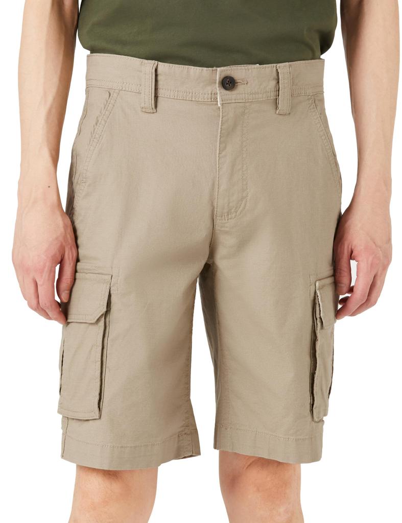 Amazon Essentials Men's Lightweight Stretch Ripstop Cargo Shorts, Khaki Brown, Size W36