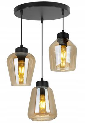 LUMINÁRIA PENDENTE MODERNA ELEGANTE COM CÚPULA DE VIDRO