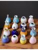 Creative Small Ceramic Vase for Flower Arrangements - Ideal for Living Room, Office, or Coffee Table Decor