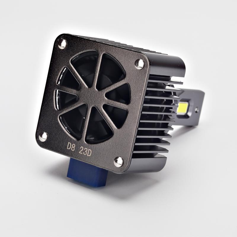 2ks auto LED D8S 25w skrytý TO LED světlomet 6000k D8S