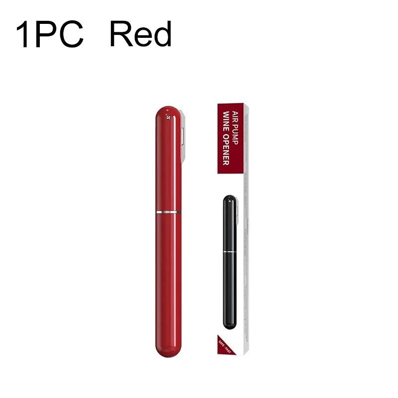 

Ручка из нержавеющей стали, штопор, пневматический ручной штопор для красного вина, игла для вина, безопасный штопор, отвертка для удаления пробки, игла красный