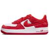 Air Force 1 Low GS Valentinstag 2024 Kinder Sneakers Rot Feuerrot Hellpurpur FZ3552-612