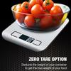 Digital Kitchen Food Scale with 2 AAA Batteries Silver Weighs Up To 11 Pounds Measures In Kg G Lb Oz Ml Zero Tare Option