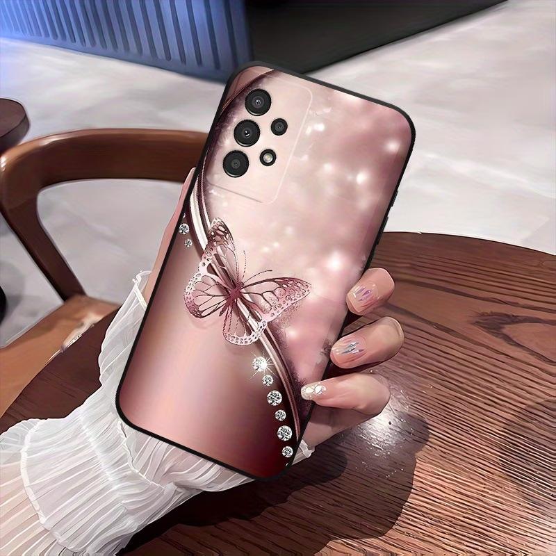 Shein popular pink leopard print bow iPhone16PRO non-slip and anti-fingerprint European and American style mobile phone case apple 17