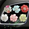 Car Perfume Metal Holder Flowers Decorative Aromatherapy Clip For Car Vent Air