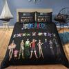 Set Biancheria da Letto di Alta Qualità Stampato in 3D con Federe Set Letto Anime Giapponese One Piece Per Bambini Adulti Decorazione Camera da Letto