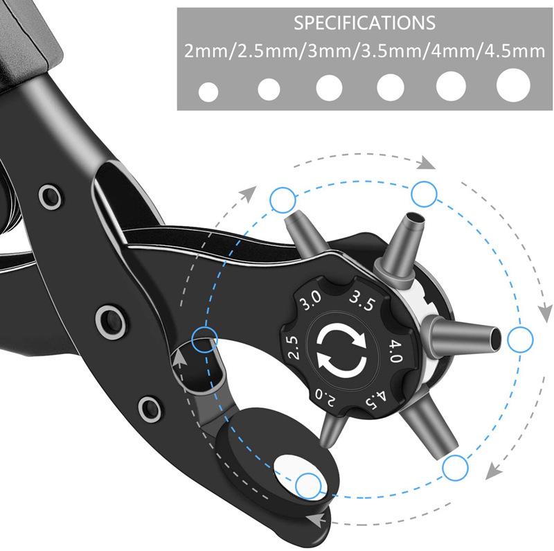 Multi-Function Belt Hole Punch Pliers