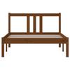 Solid Wood Bed Honey Brown 100 x 200 cm