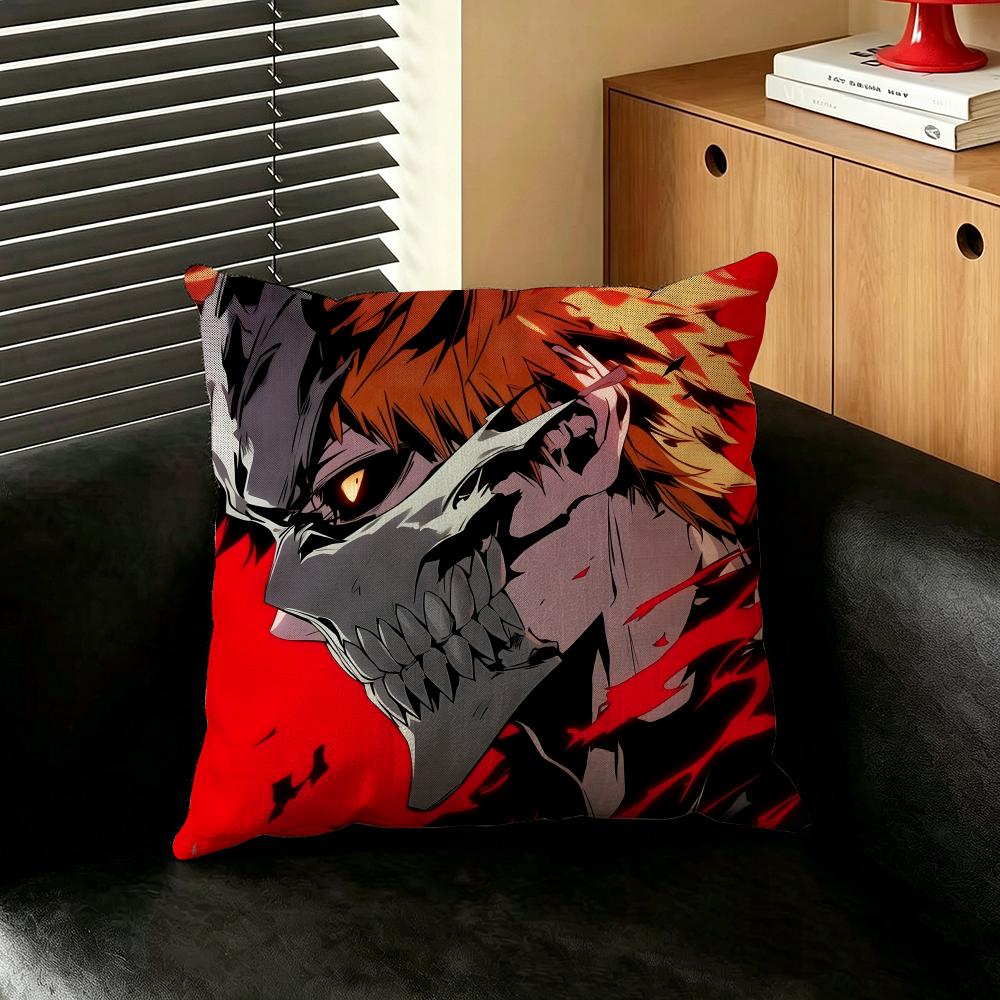 Anime BBLEACH Cushion Cover Creative Pillowcases for Interior Decoration Office Living Room Home Car Hot