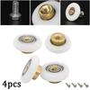 4pcs Shower Door Rollers Pulley Bathroom Sliding Glass Door Wheels Sliding Door Wheels Rollers Bathroom Accessories