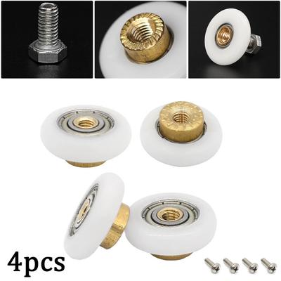 Brand New Shower Door Rollers Wheels 20/23/25/27mm 4pcs